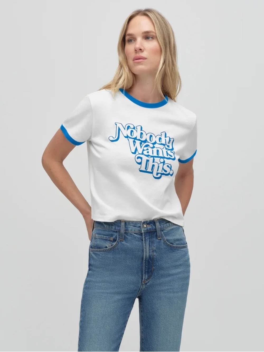 NWT Nobody wants this x Favorite Daughter t-shirt